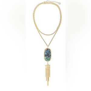 Kendra Scott- Rayne Gold Long Pendant Necklace